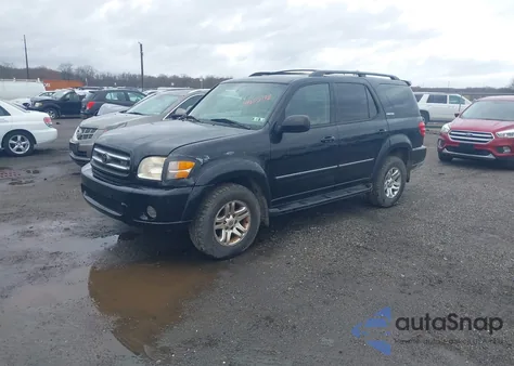 2003 Toyota Sequoia Limited V8 z USA, uszkodzony, nr VIN 5TDBT48A73S171091